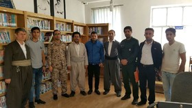 کتابخانه عمومی رسول الله (ص) سردشت- بازدید پایگاه بسیج-- شهریور97