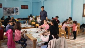 کتابخانه عمومی آیت الله کاشانی ماکو- آموزش خلاقیت- مهر 97