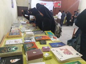 برپایی نمایشگاه کتاب در کتابخانه عمومی مطهری رامشیر