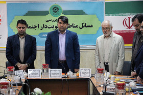 جلسه بررسی مسائل منطق اولویت‌دار اجتماعی در بهاباد استان یزد