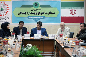 جلسه بررسی مسائل منطق اولویت‌دار اجتماعی در بهاباد استان یزد