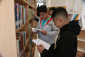 طرح کتابخانه گردی در کتابخانه عمومی شهدای کردان استان البرز