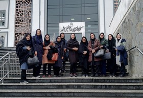 بازدید از کتابخانه مرکزی مشهد
