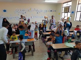 کاروان بهار مهربانی در شهر ابوحمیظه سوسنگرد