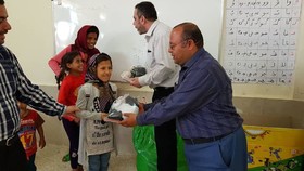 کاروان بهار مهربانی در شهر ابوحمیظه سوسنگرد