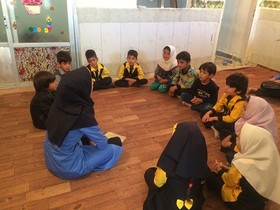 نشست قصه گویی رضوی توسط کتابخانه پژمان بختیاری شهر دشتک