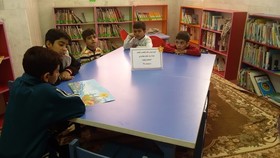 جمع خوانی کتب رضوی در کتابخانه دهخدا کیان