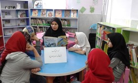 نشست قصه گویی از کتاب «8 قصه از امام جواد(ع)» در کتابخانه فردوسی سورشجان