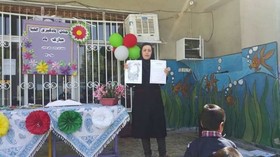 کتابخانه مولوی شهرکرد-حضور در مدرسه دکتر حسابی و تبلیغات جشنواره رضوی