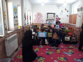 بازدید کودکان از کتابخانه ابوریحان الشتر
