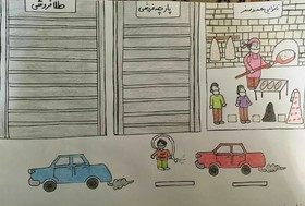 آرزوهای کودکانه کودکان گیلانی برای شکست کرونا بر روی صفحه سفید کاغذ نقش بست