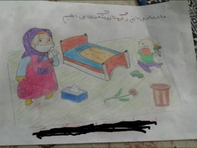 آرزوهای کودکانه کودکان گیلانی برای شکست کرونا بر روی صفحه سفید کاغذ نقش بست