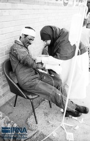 1366-01-04 -شاطری - عمليات فتح المبين - مجروحان جنگي - جبهه هاي جنوب