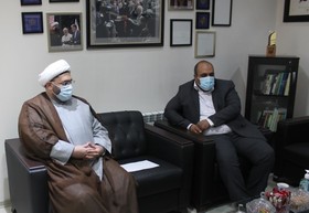 دیدار مدیرکل کتابخانه های عمومی خراسان رضوی و شهردار مشهد