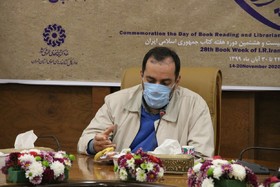 امین متولیان، معاون برنامه‌ریزی، پژوهش و فناوری اطلاعات نهاد -مراسم گرامیداشت روز کتاب، کتابخوانی و کتابدار استان تهران