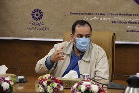 امین متولیان، معاون برنامه‌ریزی، پژوهش و فناوری اطلاعات نهاد -مراسم گرامیداشت روز کتاب، کتابخوانی و کتابدار استان تهران