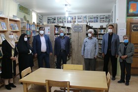 مسئولان شهرستان سرخه از کتابخانه‌های عمومی بازدید کردند
