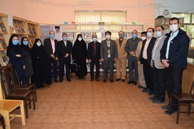 بازدید فرماندار و رئیس دادگستری شهرستان البرز از کتابخانه عمومی دهخدا
