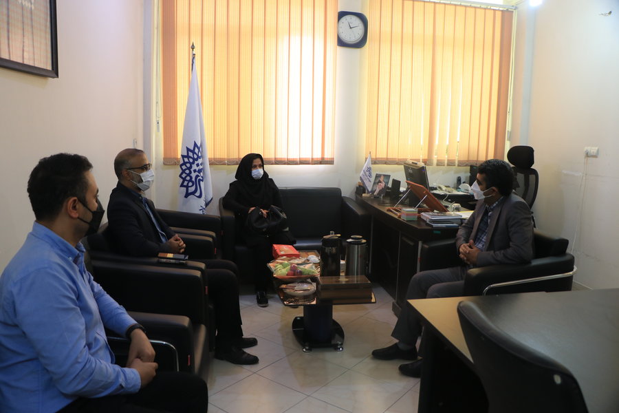 دیدار با رئیس حوزه هنری در جلب مشارکت جشنواره رضوی