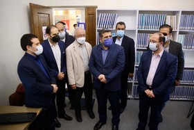 بازدید محمدمهدی اسماعیلی، وزیر فرهنگ و ارشاد اسلامی از کتابخانه مرکزی پارک شهر