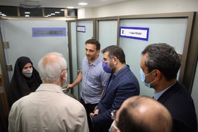 بازدید محمدمهدی اسماعیلی، وزیر فرهنگ و ارشاد اسلامی از کتابخانه مرکزی پارک شهر