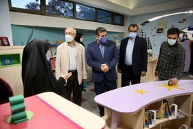 بازدید محمدمهدی اسماعیلی، وزیر فرهنگ و ارشاد اسلامی از کتابخانه مرکزی پارک شهر