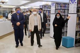 بازدید محمدمهدی اسماعیلی، وزیر فرهنگ و ارشاد اسلامی از کتابخانه مرکزی پارک شهر