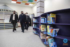 بازدید وزیر فرهنگ و ارشاد اسلامی از کتابخانه مرکزی قم - 9 دي 1400