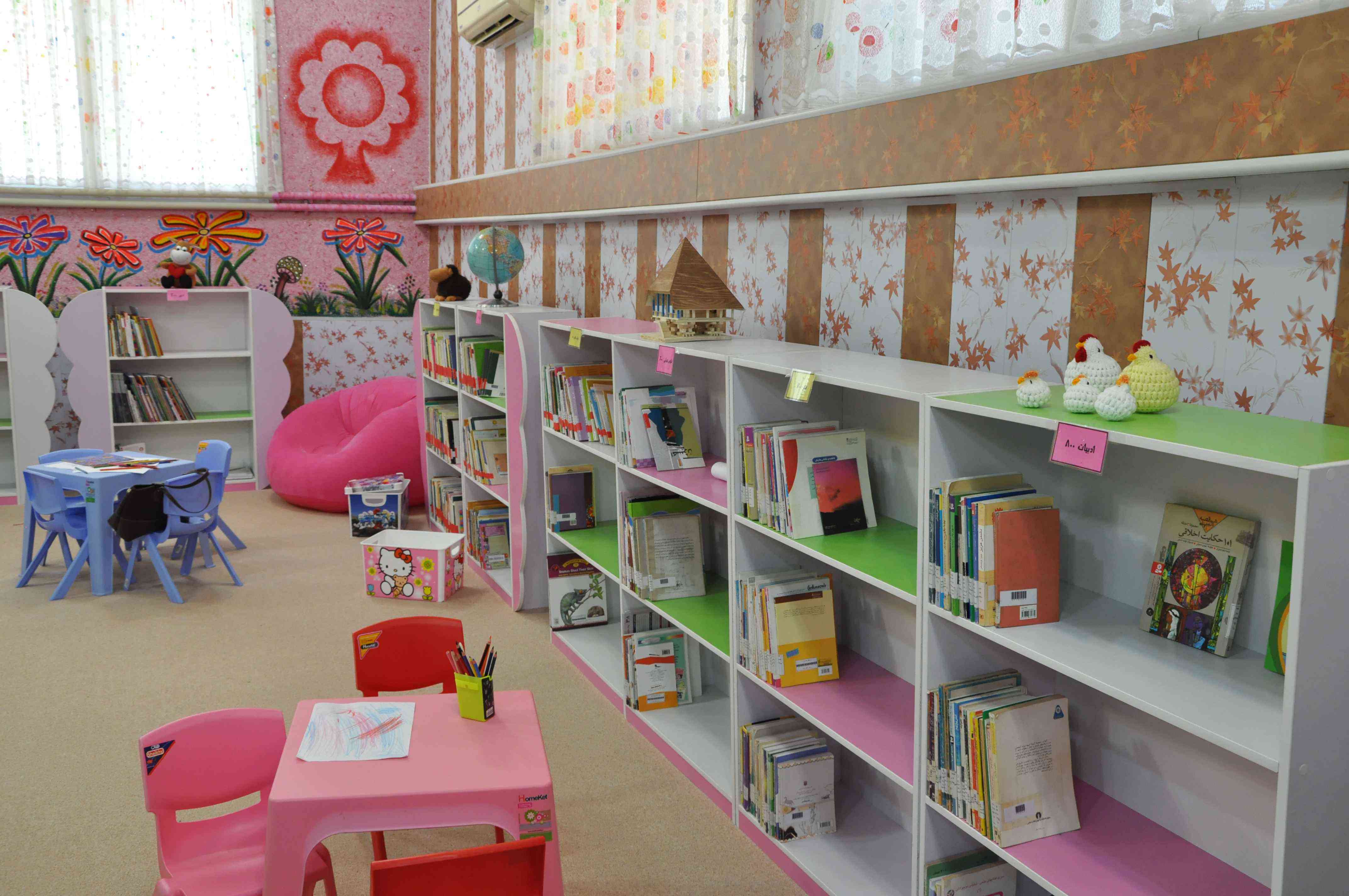 «کودکان باران»، کتابخانه ای برای کودکان شهر رشت