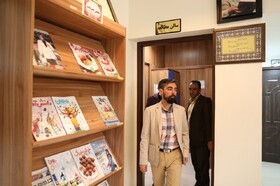 بازديد دبيركل نهاد از كتابخانه عمومي قطب الدين