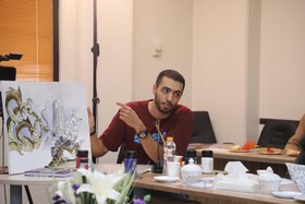 طراحي از آثار نظامي در همايش ملي قلم براي قلم همدان