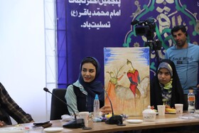 طراحي از آثار نظامي در همايش ملي قلم براي قلم همدان