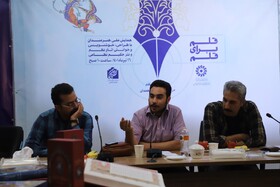 خوانش اشعار نظامي در همايش قلم براي قلم در همدان توسط اعضاي محفل ادبي هگمتانه