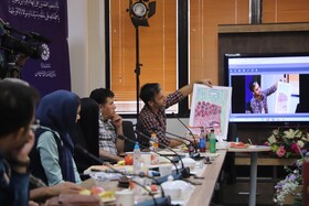 طراحي از آثار نظامي در همايش ملي قلم براي قلم همدان