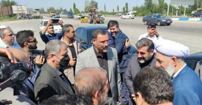 بازدید وزیر از پروژه نیمه تمام کتابخانه شهرستان کردکوی 