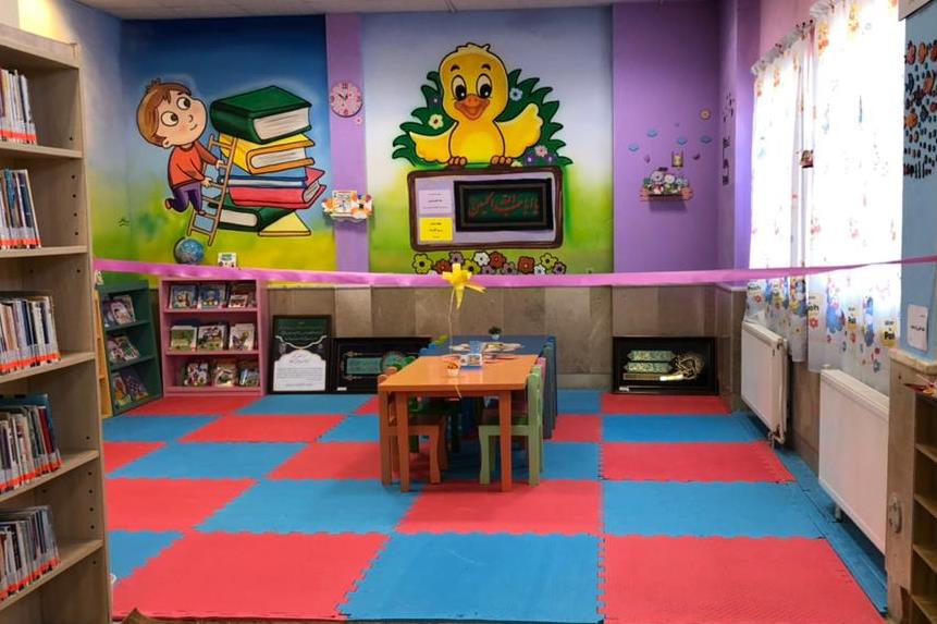 آیین بازگشایی بخش کودک کتابخانه عالم آل محمد(ص) شهر سلامی