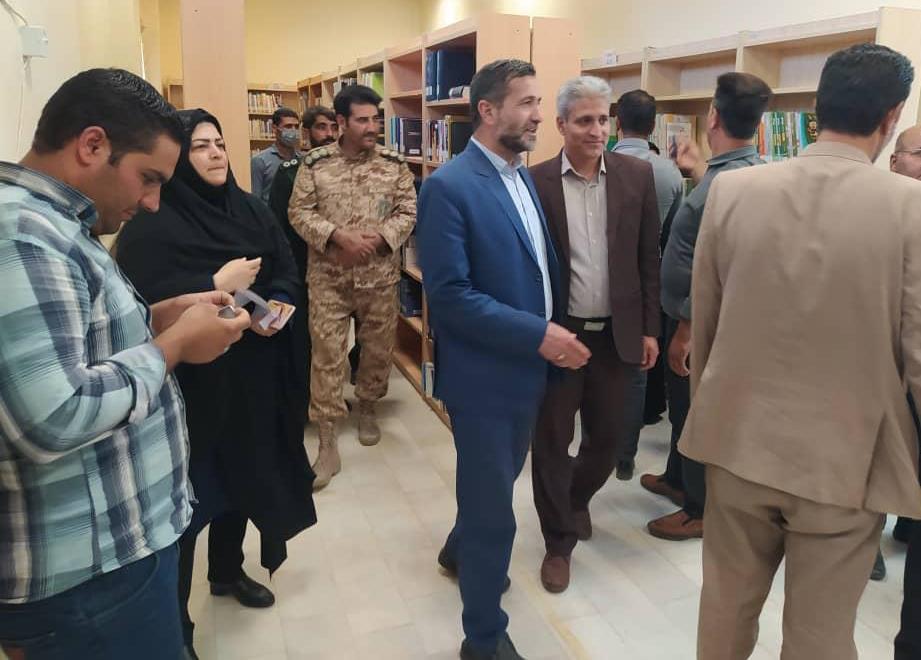 آیین بازگشایی بخش کودک کتابخانه عالم آل محمد(ص) شهر سلامی