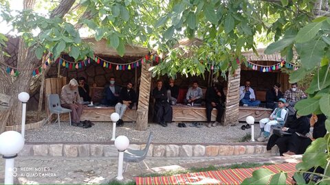 محفل ادبی «سیل اشک شاعرانه» در روستای بارده برگزار شد