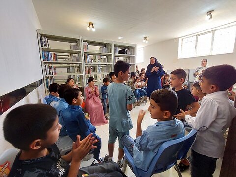 آیین افتتاح کتابخانه عمومی استاد احمد ترجانیزاده در روستای فاقد کتابخانه شهرستان بوکان