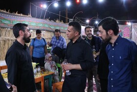 بازدید وزیر فرهنگ و ارشاد اسلامی و دبیرکل نهاد از موکب کتابخانه های عمومی در مرز چذابه