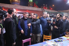 بازدید وزیر فرهنگ و ارشاد اسلامی و دبیرکل نهاد از موکب کتابخانه های عمومی در مرز چذابه