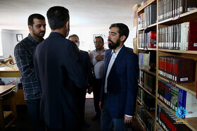 بازدید دبیرکل نهاد از کتابخانه عمومی فاطمیه تربیت کهگیلویه و بویراحمد