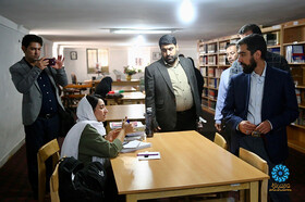 بازدید دبیرکل نهاد از کتابخانه عمومی فاطمیه تربیت کهگیلویه و بویراحمد