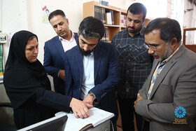 بازدید دبیرکل نهاد از کتابخانه عمومی ایثار و شهادت یاسوج