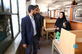 بازدید دبیرکل نهاد از کتابخانه عمومی ایثار و شهادت یاسوج