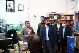 بازدید دبیرکل نهاد از کتابخانه عمومی ایثار و شهادت یاسوج