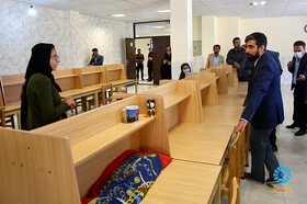 بازدید دبیرکل نهاد از کتابخانه عمومی ولی عصر(عج) برکت مادوان