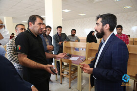 بازدید دبیرکل نهاد از کتابخانه عمومی ولی عصر(عج) برکت مادوان