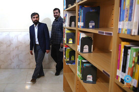 بازدید دبیرکل نهاد از کتابخانه عمومی ولی عصر(عج) برکت مادوان