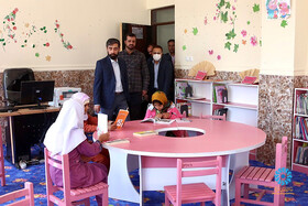 بازدید دبیرکل نهاد از کتابخانه عمومی ولی عصر(عج) برکت مادوان